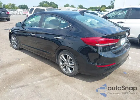 2017 Hyundai Elantra Limited from USA, damaged, VIN KMHD84LF5HU156097